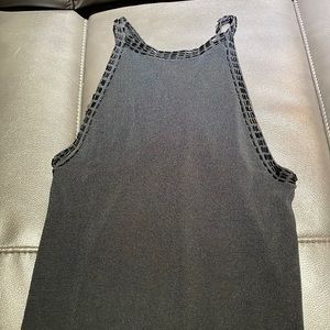 GAP SIZE SMALL HALTER NECK TANK WITH BEAD DETAILS AROUND COLLAR